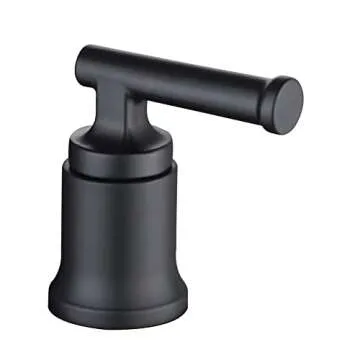 Glacier Bay Oswell Matte Black Bathroom Faucet - 2-Handle 4 in.
