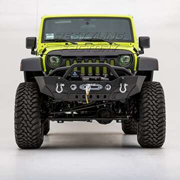 Durable Rock Crawler Bumper for 07-18 Wrangler JK