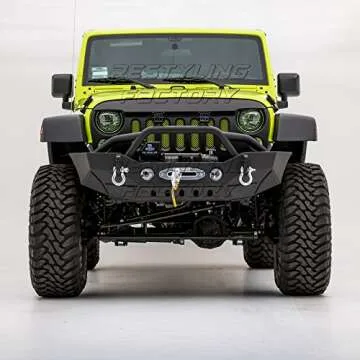 Durable Rock Crawler Bumper for 07-18 Wrangler JK