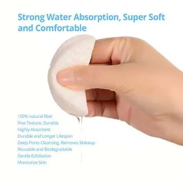 Natural Facial Cleansing Sponges- 20 Count Compressed Facial Sponges Cellulose Reusable Soft Cosmetic Esponjas para Faciales for Professional Makeup Removal, Facials Spa, Exfoliator, Skin Massage