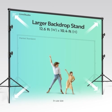 LimoStudio Heavy Duty Backdrop Stand for Photos
