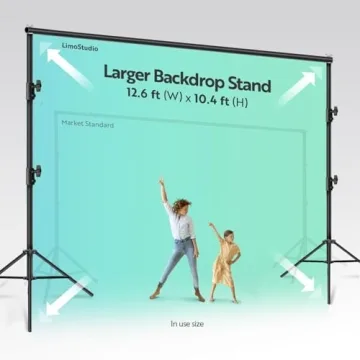 LimoStudio Heavy Duty Backdrop Stand for Photos