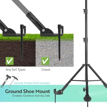LimoStudio Heavy Duty Backdrop Stand for Photos