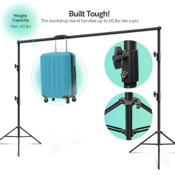 LimoStudio Heavy Duty Backdrop Stand for Photos