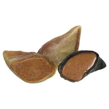 Pawstruck Peanut Butter Filled Cow Hooves for Dogs