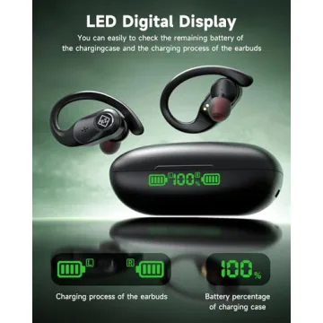 Waterproof Wireless Earbuds with 40H Playtime
