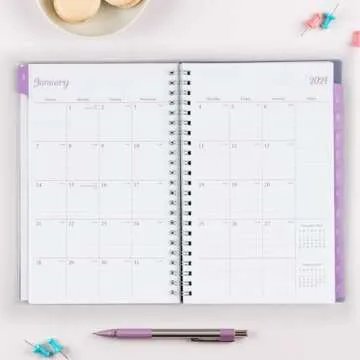 Blue Sky 2024 Weekly and Monthly Planner, January - December