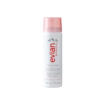 Evian Facial Spray, 1.7 oz. - Instantly Hydrate - Refresh Skin - Revive Makeup - TSA Compliant - All...
