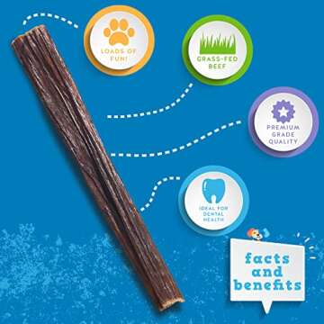 Jack&Pup Beef Gullet Sticks – Healthy Joint Support Treats