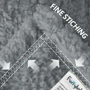 furrybaby Dog Blanket Soft Dog Blankets for Large Dogs Puppy Essentials Washable Sherpa Fleece Cat Blanket 32x40 Inches for Bed Furniture Couch Sofa (Medium, Grey)