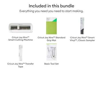 Cricut Joy Xtra Smart Cutting Machine | Vinyl Starter Kit