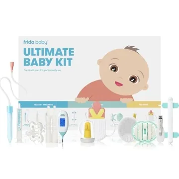 Frida Baby Ultimate Baby Kit | Baby Essentials Gift Set Includes Wellness, Sick Day, Gas Relief Esse...