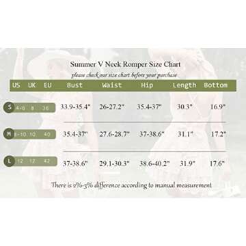 Glamaker Women's Summer Sleeveless V Neck Romper Spaghetti Strap Floral Layered Ruffle Short Jumpsuit Rompers