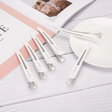 AIMIKE 6pcs Professional Non-Slip Hair Clips for All Hair Types