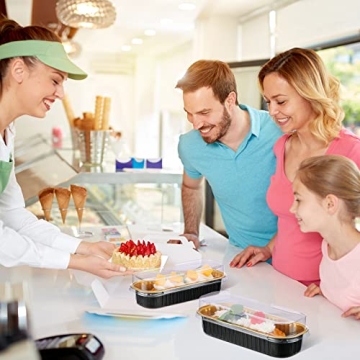 Potchen Mini Loaf Pans with Lids - Quality Disposable Baking Containers