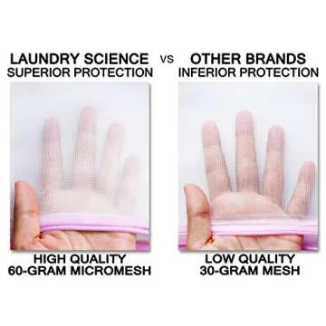 Premium Bra Wash Bags Laundry Bags for Bras Lingerie Delicates Regular Size (Set of 3)