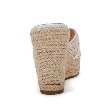 Coutgo Women’s Stylish Platform Wedge Sandals for Summer