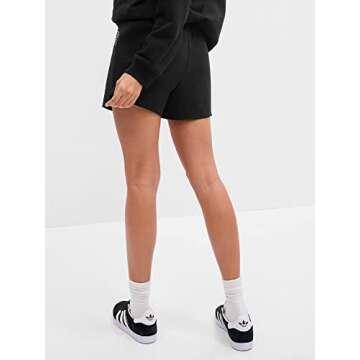 GAP Womens Logo Shorts True Black S