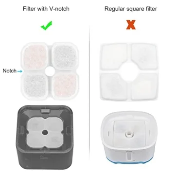 Crystal Cat Water Fountain with LED Light and Filters