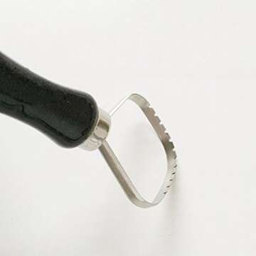 3pcs Sculpture Scraper Knife Carved Sludge Shaper Ceramic Pottery Clay Trimming Big Loop Tools Set