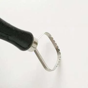 3pcs Sculpture Scraper Knife Carved Sludge Shaper Ceramic Pottery Clay Trimming Big Loop Tools Set