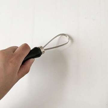 3pcs Sculpture Scraper Knife Carved Sludge Shaper Ceramic Pottery Clay Trimming Big Loop Tools Set