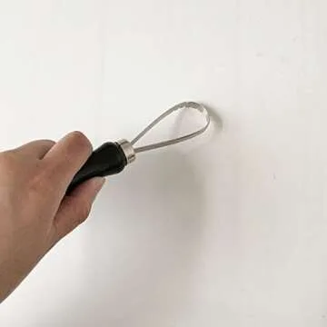 3pcs Sculpture Scraper Knife Carved Sludge Shaper Ceramic Pottery Clay Trimming Big Loop Tools Set