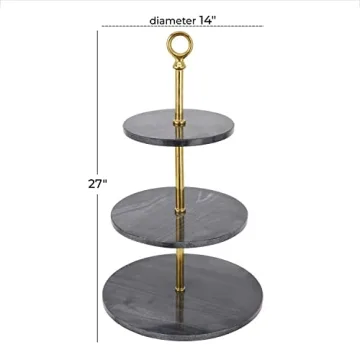 Luxury Marble 3 Tiered Cake Stand for Elegant Displays