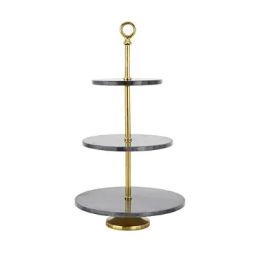 Luxury Marble 3 Tiered Cake Stand for Elegant Displays