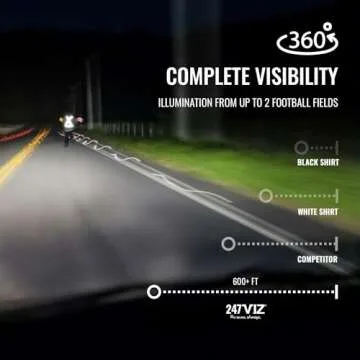 247 Viz Running Reflective Vest with Inside Pocket and 2 Bands, High Visibility Reflective Running Gear Safety Vest Straps for Men Women Kids for Night Running Walking Cycling