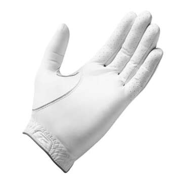 TaylorMade Golf 2021 Tour Preferred Flex Glove, White, Medium Large US