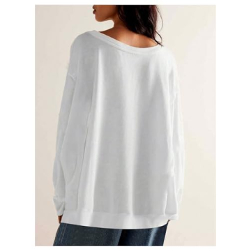 SHENHE Women's Vintage Oversized Graphic Sweatshirt Top