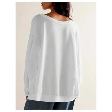 SHENHE Women's Vintage Oversized Graphic Sweatshirt Top