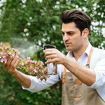 Plant Mister Water Spray Bottle - Fine Mist Spray Bottle for Flowers, Plants, Gardening, Cleaning Solutions - 10oz, Plastic