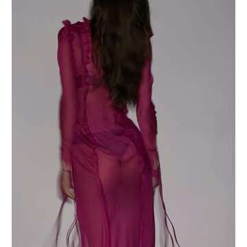 NUFIWI Tie Dye Mesh Maxi Dress Sidewalk Style Graphic Print Bodycon Dress Sleeveless Floral Tank Dress TIK Tok Fashion Dress, S- Rose Red 1