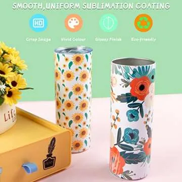 HTVRONT 20 oz Sublimation Tumblers Pack - Perfect for Gifts