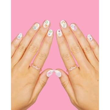 Fun Preppy Nail Stickers | 496 Stickers for Parties