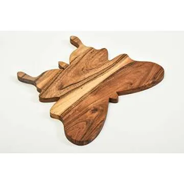 Acacia Kitchen Cutting Board with Handles for Serving