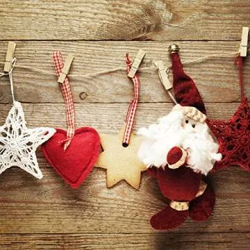 Resinta 3 Rolls Christmas Twine Cotton String Natural Jute Twine Wrapping DIY Arts Crafts 984 Feet Totally