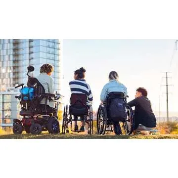 JanSport Central Adaptive Backpack – Wheelchair & Walker Compatible, Tuck-Away Shoulder Straps, Adjustable Backrest Loops & Anchor Straps, Iconic Design, Misty Rose