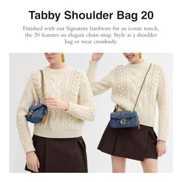 Coach Tabby Shoulder Bag 20, Indigo