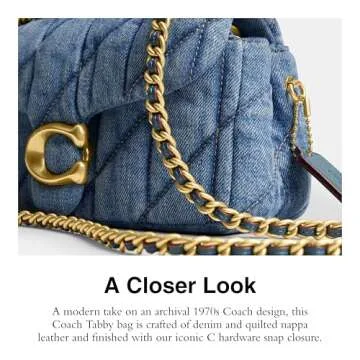 Coach Tabby Shoulder Bag 20, Indigo