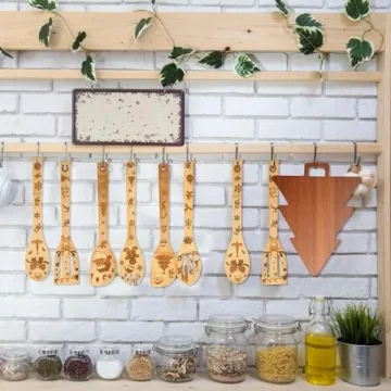 Yaomiao 7 Pcs Christmas Kitchen Utensils Set for Holiday