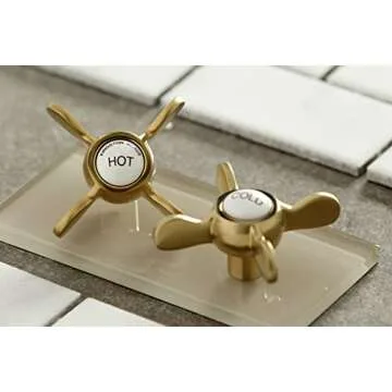 Stylish Kingston Brass Wall Mount Faucet for Bathrooms