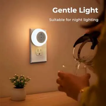 Dawnrise LED RGB Night Light with Dusk-to-Dawn Sensor