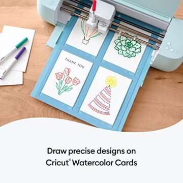 Cricut R40 Watercolor Cards Bundle for DIY Invitations