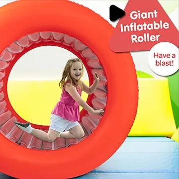 Giant Inflatable Fun Roller Wheel 65" for Kids Playtime