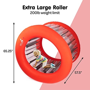 Giant Inflatable Fun Roller Wheel 65" for Kids Playtime