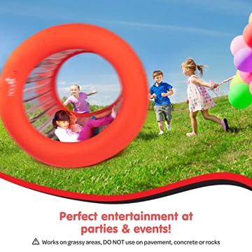 Giant Inflatable Fun Roller Wheel 65" for Kids Playtime