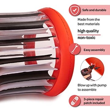 Giant Inflatable Fun Roller Wheel 65" for Kids Playtime